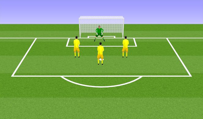 Football/Soccer Session Plan Drill (Colour): Handling Warm-up