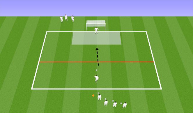 Football/Soccer Session Plan Drill (Colour): Lightening
