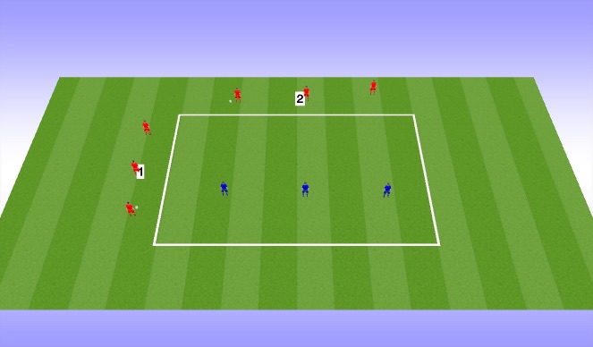 Football/Soccer Session Plan Drill (Colour): Screen 2