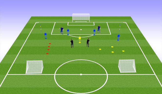 Football/Soccer Session Plan Drill (Colour): Screen 2
