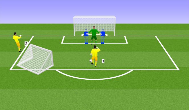 Football/Soccer Session Plan Drill (Colour): Handling and passing Warm-up