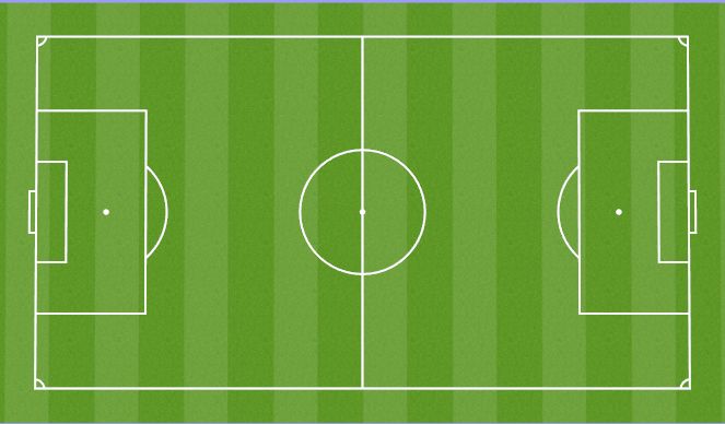 Football/Soccer Session Plan Drill (Colour): End of Session Game 