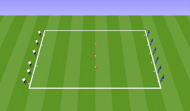 Football/Soccer Session Plan Drill (Colour): Coconut Shy