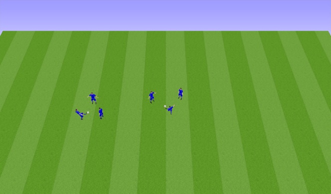 Football/Soccer Session Plan Drill (Colour): Arrival