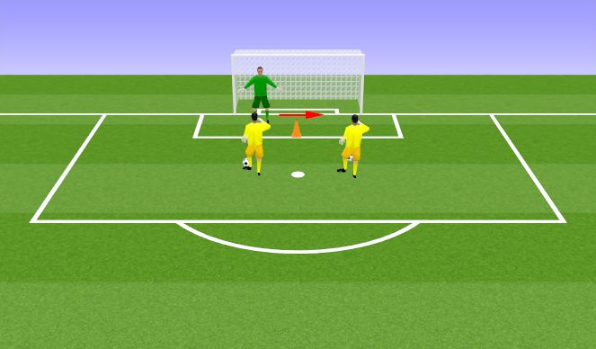 Football/Soccer Session Plan Drill (Colour): Passsing Warm-up