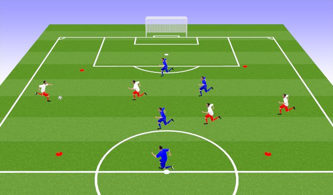 Football/Soccer Session Plan Drill (Colour): Screen 1