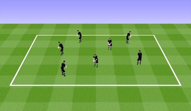 Football/Soccer Session Plan Drill (Colour): basic juggling progression