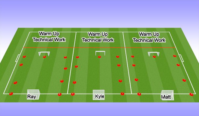 Football/Soccer Session Plan Drill (Colour): Overview and Set Up