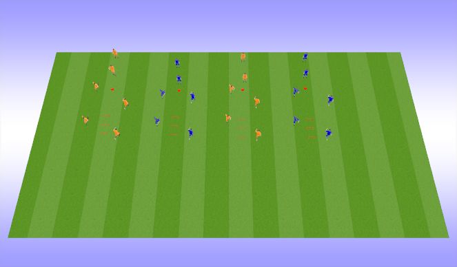 Football/Soccer Session Plan Drill (Colour): Screen 1