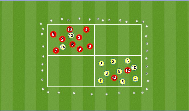 Football/Soccer Session Plan Drill (Colour): Screen 1