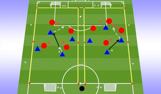 Football/Soccer Session Plan Drill (Colour): 1st PLAY PHASE (Intentional Free Play)