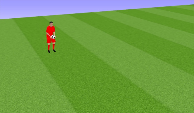 Football/Soccer Session Plan Drill (Colour): Volley progression