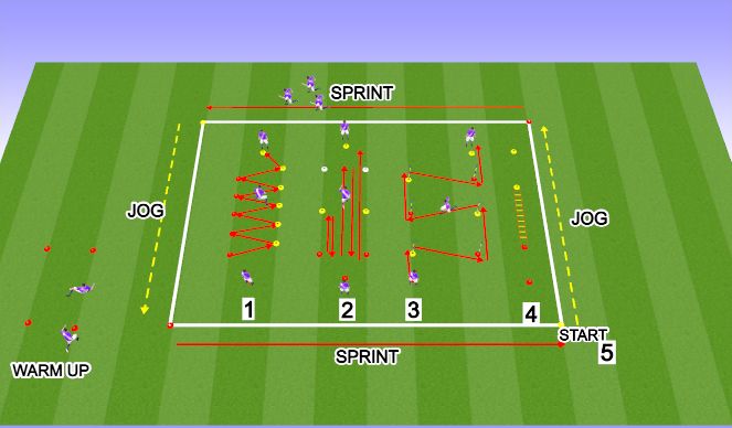 Football/Soccer Session Plan Drill (Colour): Screen 1