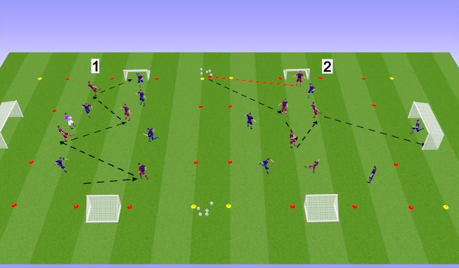 Football/Soccer Session Plan Drill (Colour): Screen 5