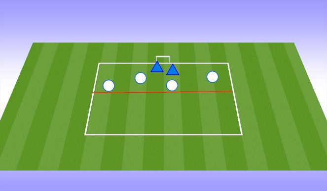 Football/Soccer Session Plan Drill (Colour): Increased Space.