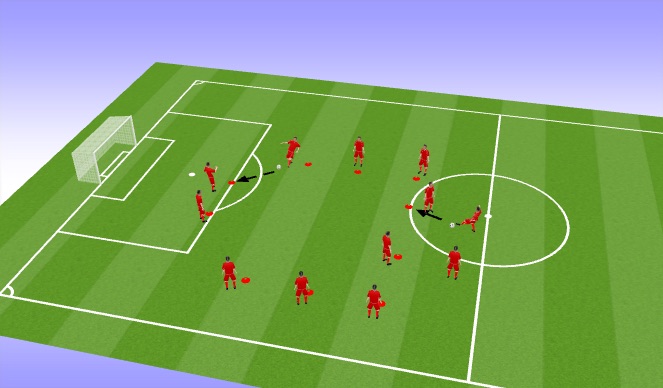 Football/Soccer Session Plan Drill (Colour): Screen 2