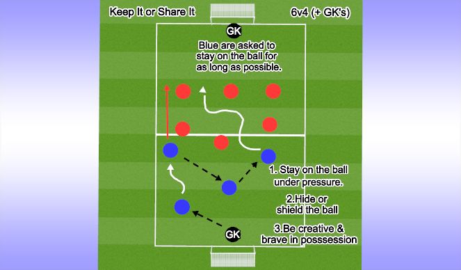 Football/Soccer Session Plan Drill (Colour): Screen 1