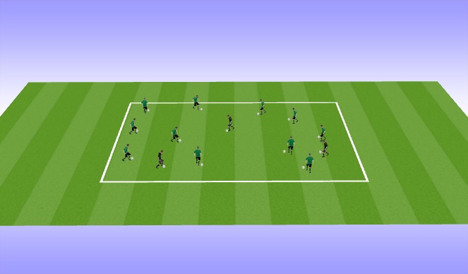 Football/Soccer Session Plan Drill (Colour): Free Style Lifts