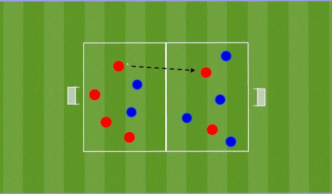 Football/Soccer Session Plan Drill (Colour): SSG