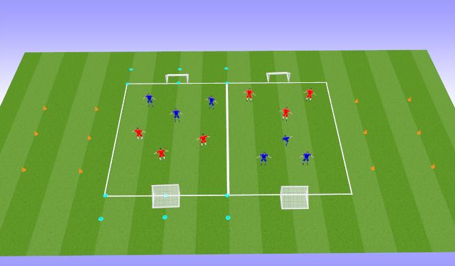 Football/Soccer Session Plan Drill (Colour): Play - Arrival Games