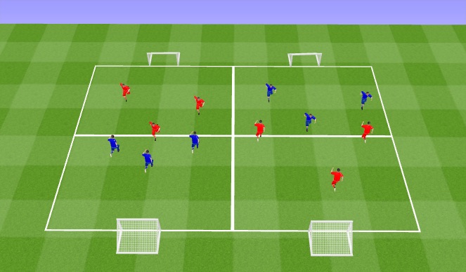 Football/Soccer Session Plan Drill (Colour): The Game