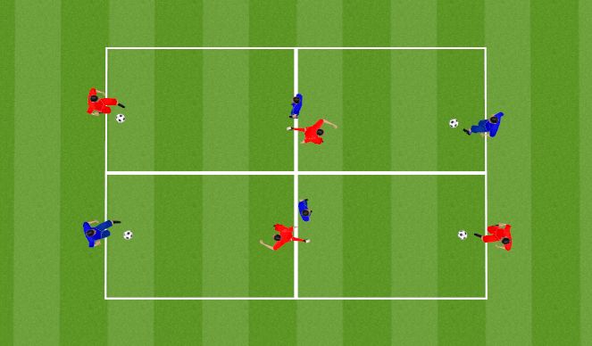 Football/Soccer Session Plan Drill (Colour): Screen 4