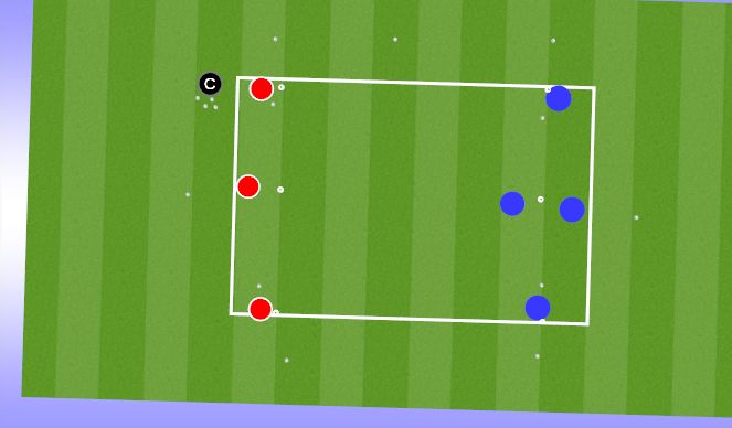 Football/Soccer Session Plan Drill (Colour): Technical practice
