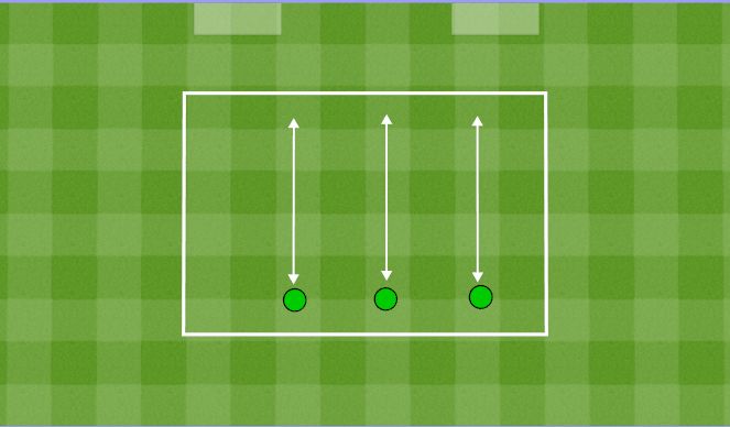 Futsal Session Plan Drill (Colour): Warm Up