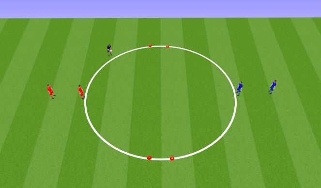 Football/Soccer Session Plan Drill (Colour): Skill