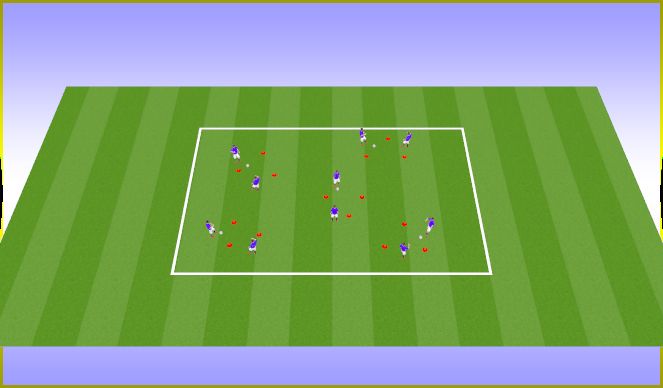 Football/Soccer Session Plan Drill (Colour): MT 1