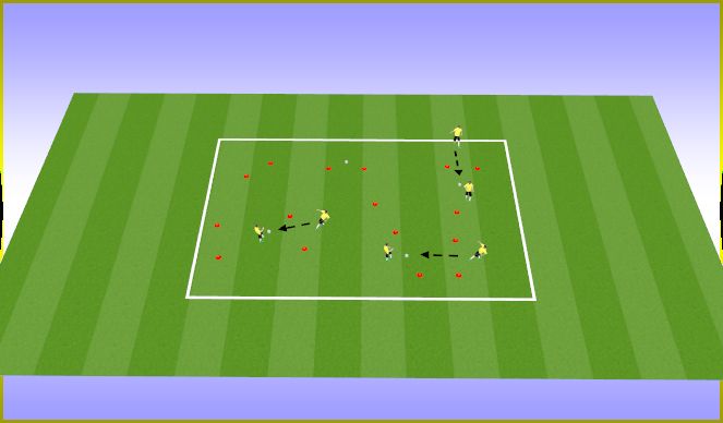 Football/Soccer Session Plan Drill (Colour): MT 2