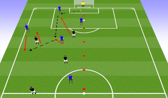 Football/Soccer Session Plan Drill (Colour): Screen 1