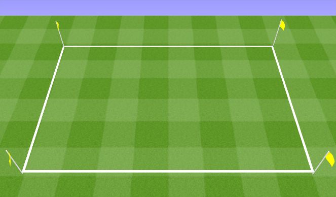 Football/Soccer Session Plan Drill (Colour): Warm Up