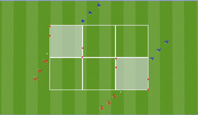 Football/Soccer Session Plan Drill (Colour): Animation 2
