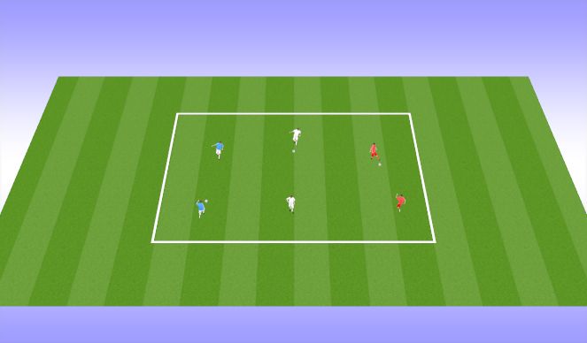 Football/Soccer Session Plan Drill (Colour): Warm-Up