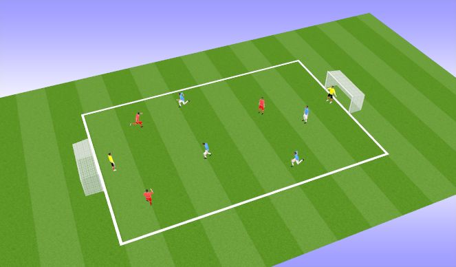 Football/Soccer Session Plan Drill (Colour): Game