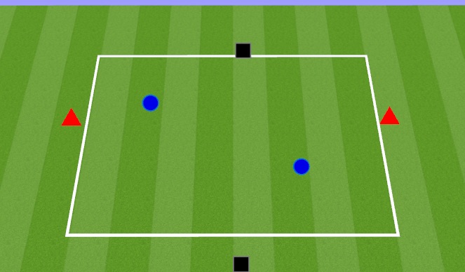 Football/Soccer Session Plan Drill (Colour): Warmup: 4 v 2 Rondo