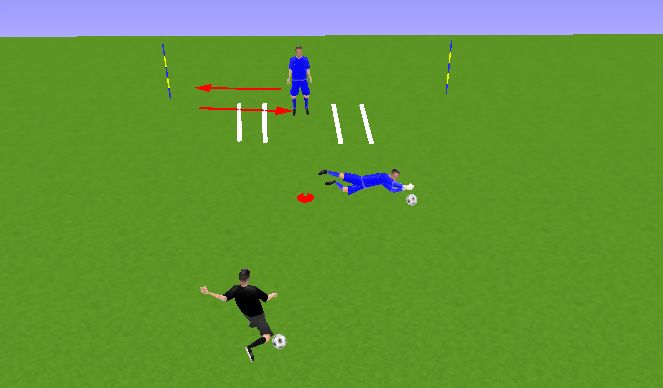 Football/Soccer Session Plan Drill (Colour): SALTO + SKIPPING