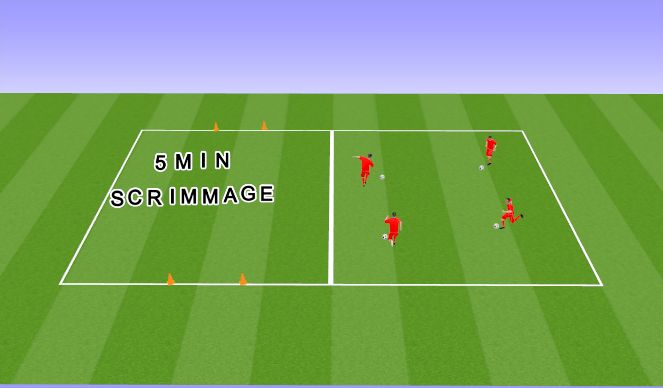 Football/Soccer Session Plan Drill (Colour): Screen 1