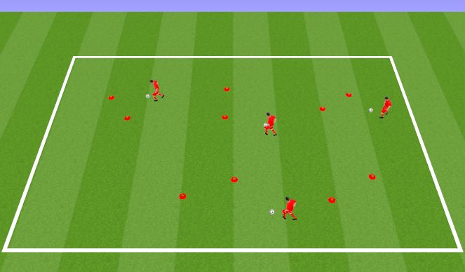 Football/Soccer Session Plan Drill (Colour): Screen 2