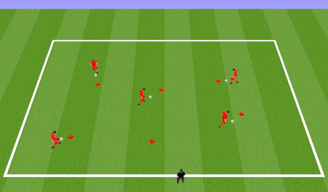 Football/Soccer Session Plan Drill (Colour): Screen 3