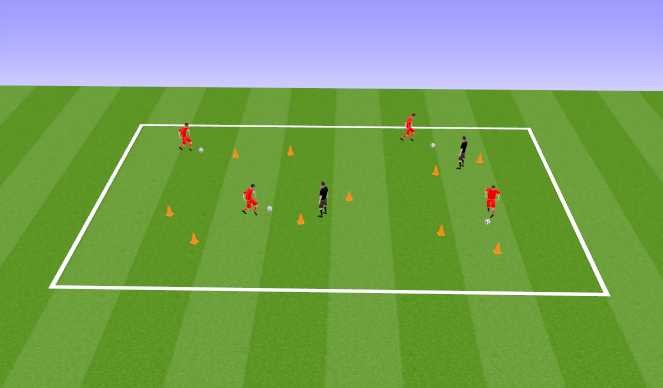 Football/Soccer Session Plan Drill (Colour): Screen 3