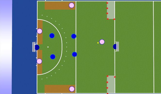 Hockey Session Plan Drill (Colour): Screen 1