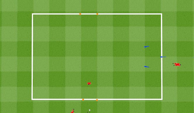 Football/Soccer Session Plan Drill (Colour): 5 man passing drill using the 3rd man. Ćwiczenie z podaniem z wykorzystaniem Trzeciego Zawodnika.