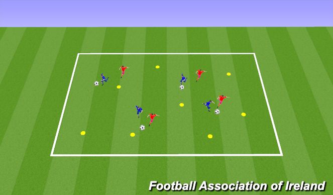Football/Soccer Session Plan Drill (Colour): Screen 1