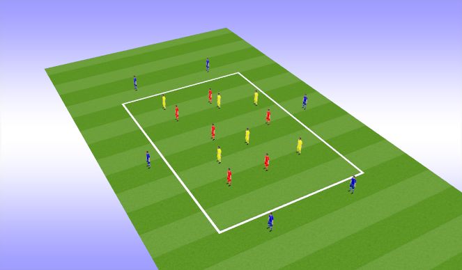 Football/Soccer Session Plan Drill (Colour): Aerobic General