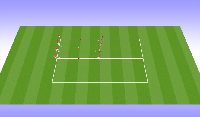 Football/Soccer Session Plan Drill (Colour): Part (Tech) Marbles