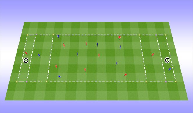 Football/Soccer Session Plan Drill (Colour): Screen 1