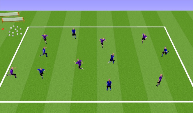 Football/Soccer Session Plan Drill (Colour): Screen 1