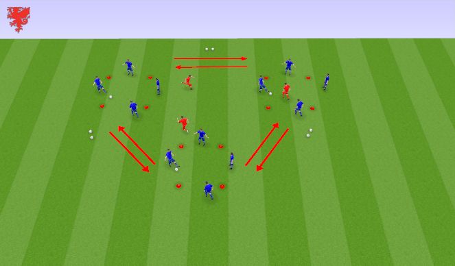 Football/Soccer Session Plan Drill (Colour): Screen 1